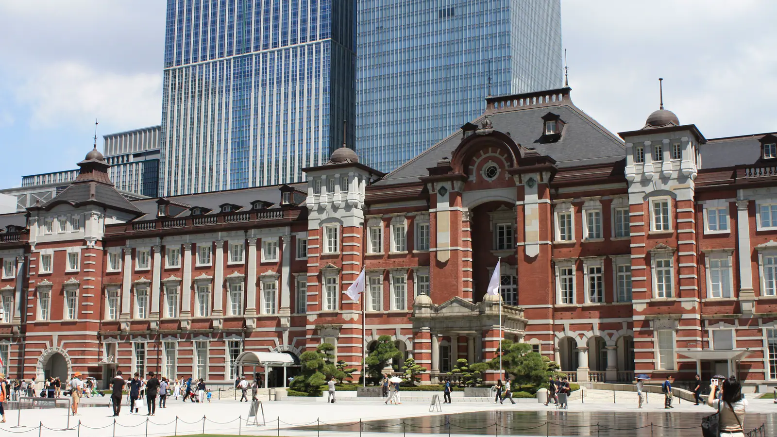 The Marunouchi side of Tokyo Station in Chiyoda, central Tokyo