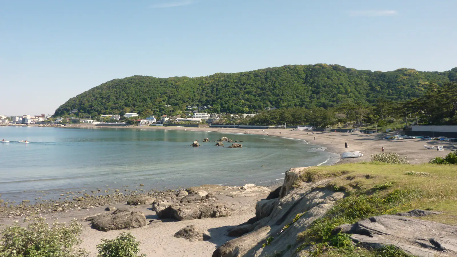 Isshiki Beach on the Sagami Bay coast of Hayama, Kanagawa