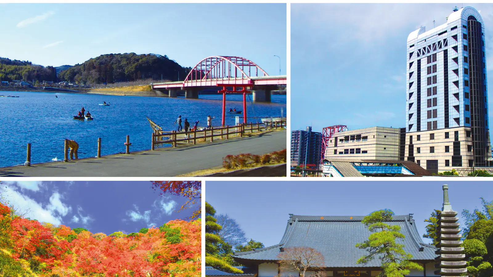 Rail, coast, and countryside scenes across Ichihara