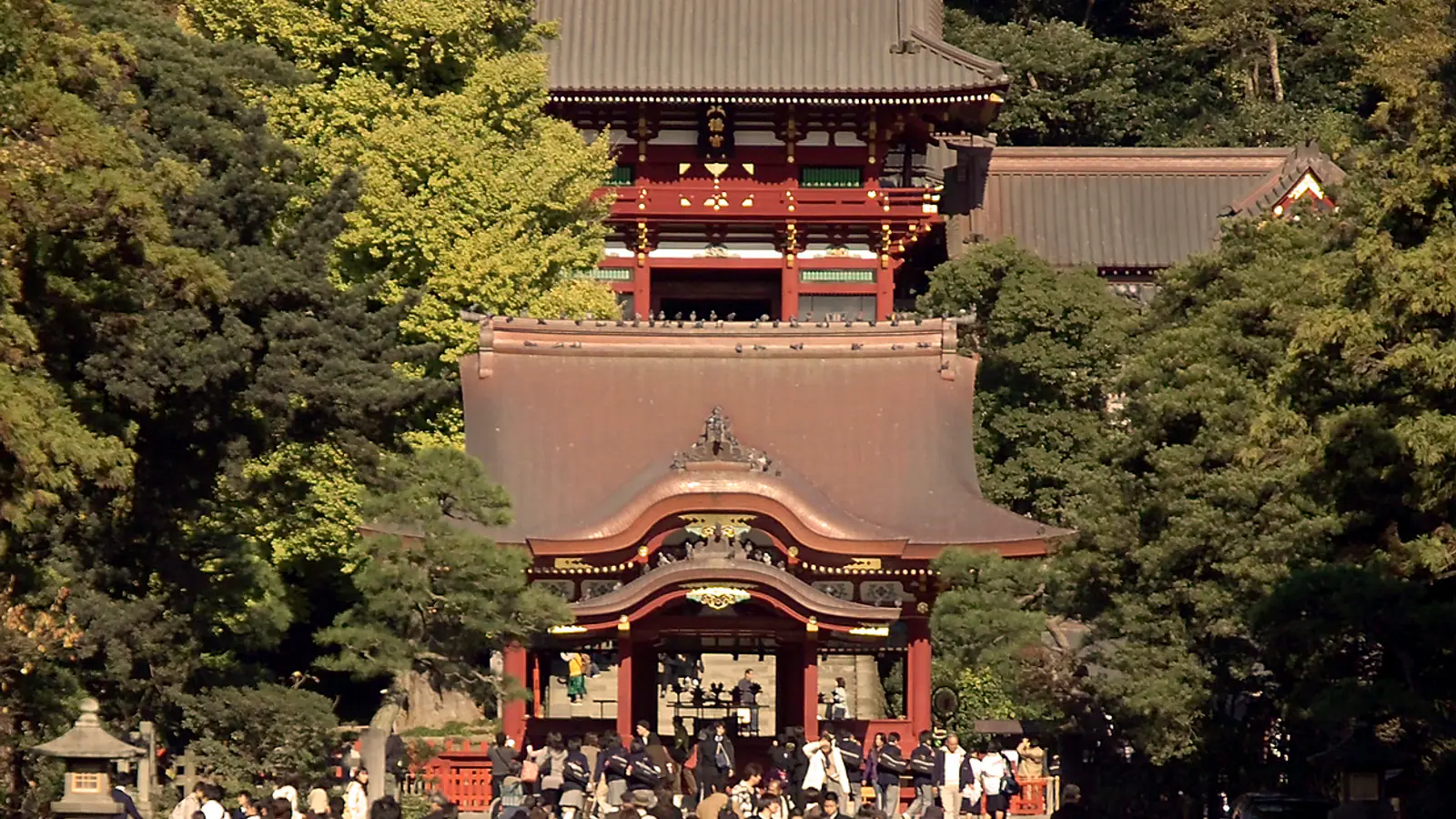Tsurugaoka Hachimangu approach in Kamakura