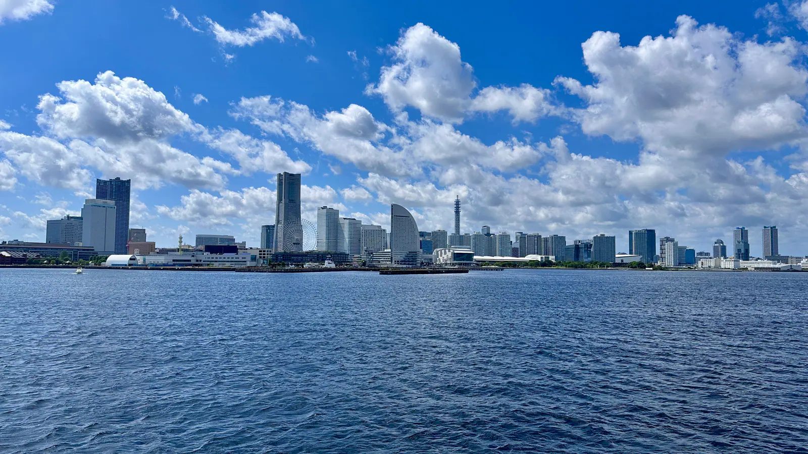 Minato Mirai waterfront and skyline in Yokohama