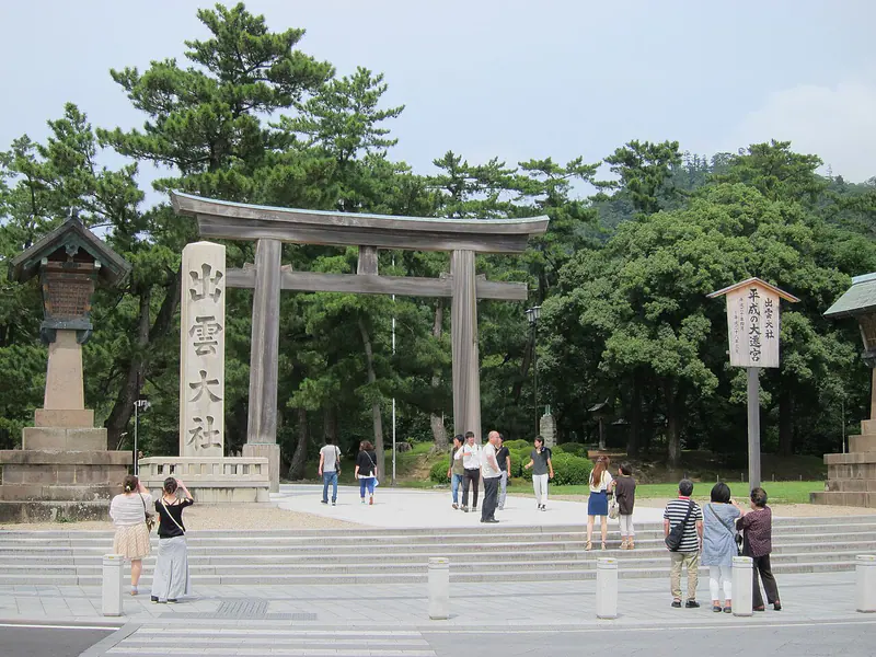 The grand main hall of Izumo Taisha shrine in Izumo City, Shimane
