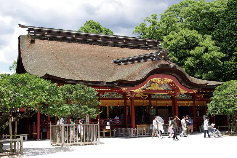 The Dazaifu Tenmangu shrine near Fukuoka City