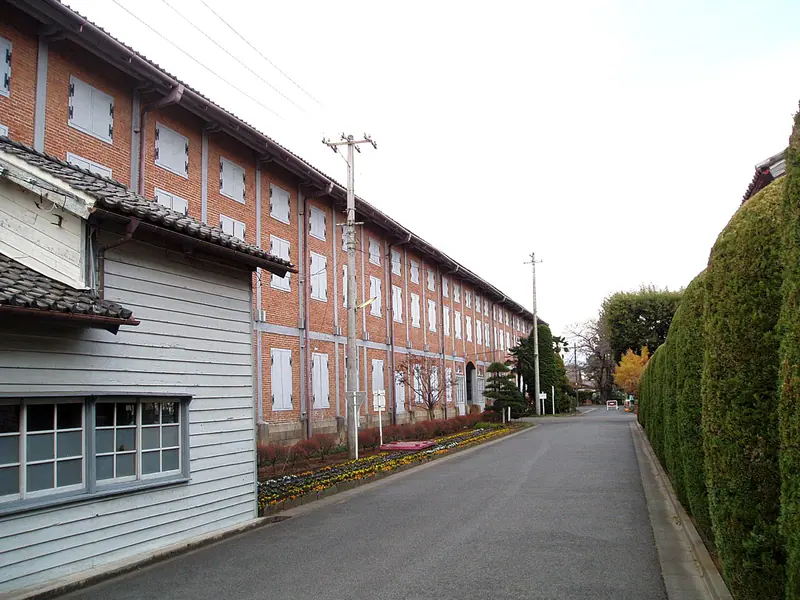 The historic Tomioka Silk Mill, a UNESCO World Heritage site in Gunma