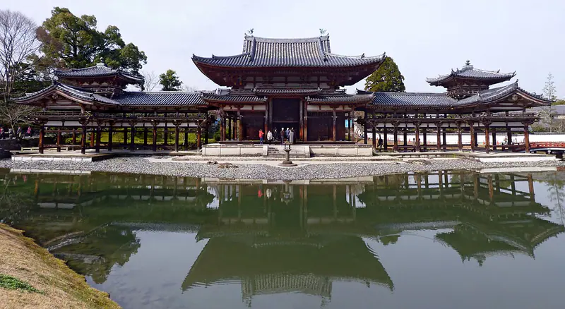 The Phoenix Hall of Byodoin temple in Uji, south of Kyoto