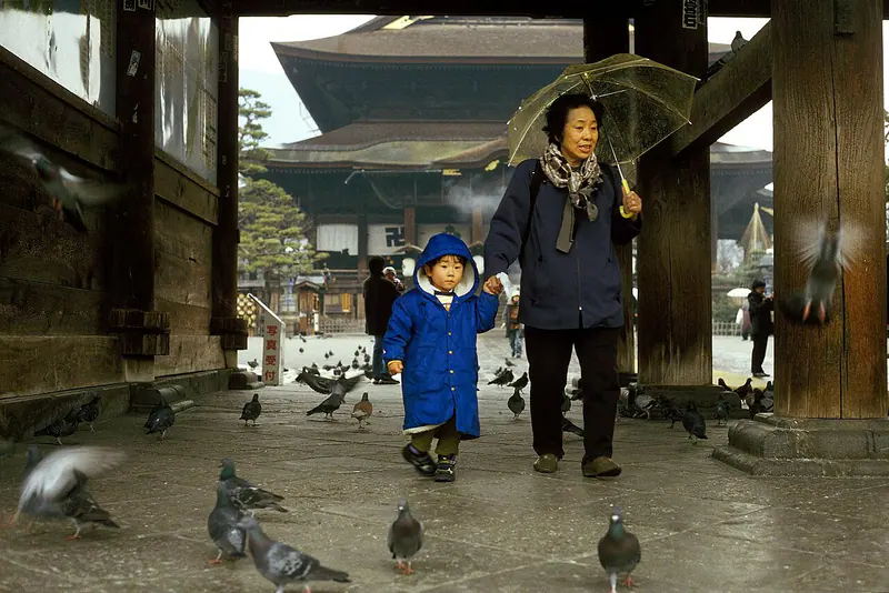 The Zenkoji temple in Nagano City