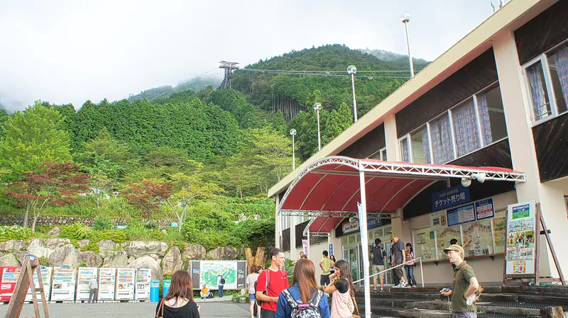 The mountains of Biwako Valley above Lake Biwa, Shiga