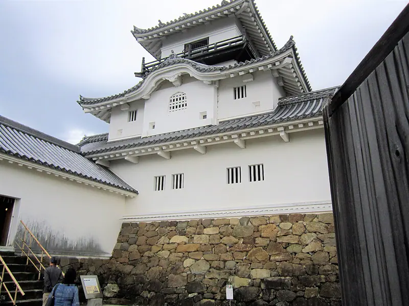 The reconstructed wooden keep of Kakegawa Castle, western Shizuoka