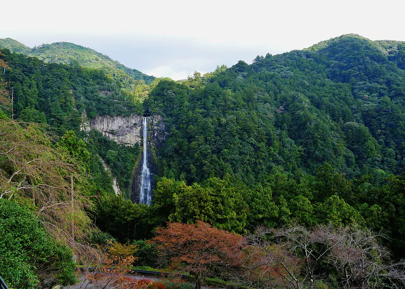 The Seiganto-ji pagoda and Nachi Falls in the Kumano region, Wakayama